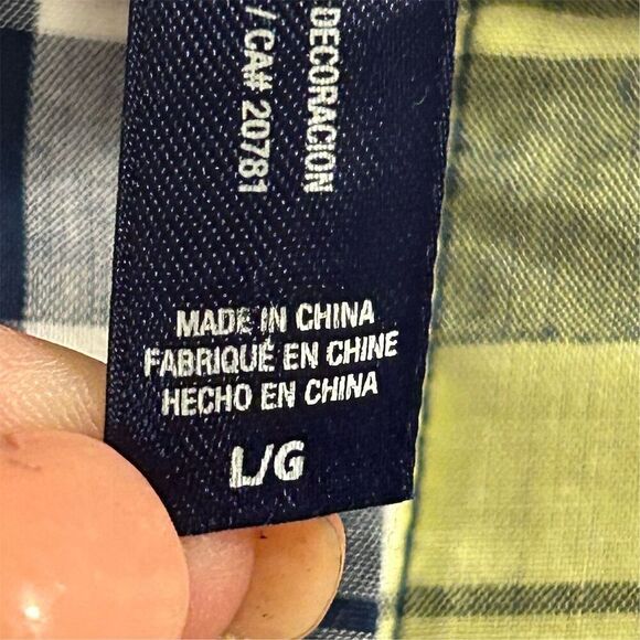 Tommy Hilfiger Womens Plaid Pajama Pants Multicolor Pink Yellow Size L - Picture 9 of 13